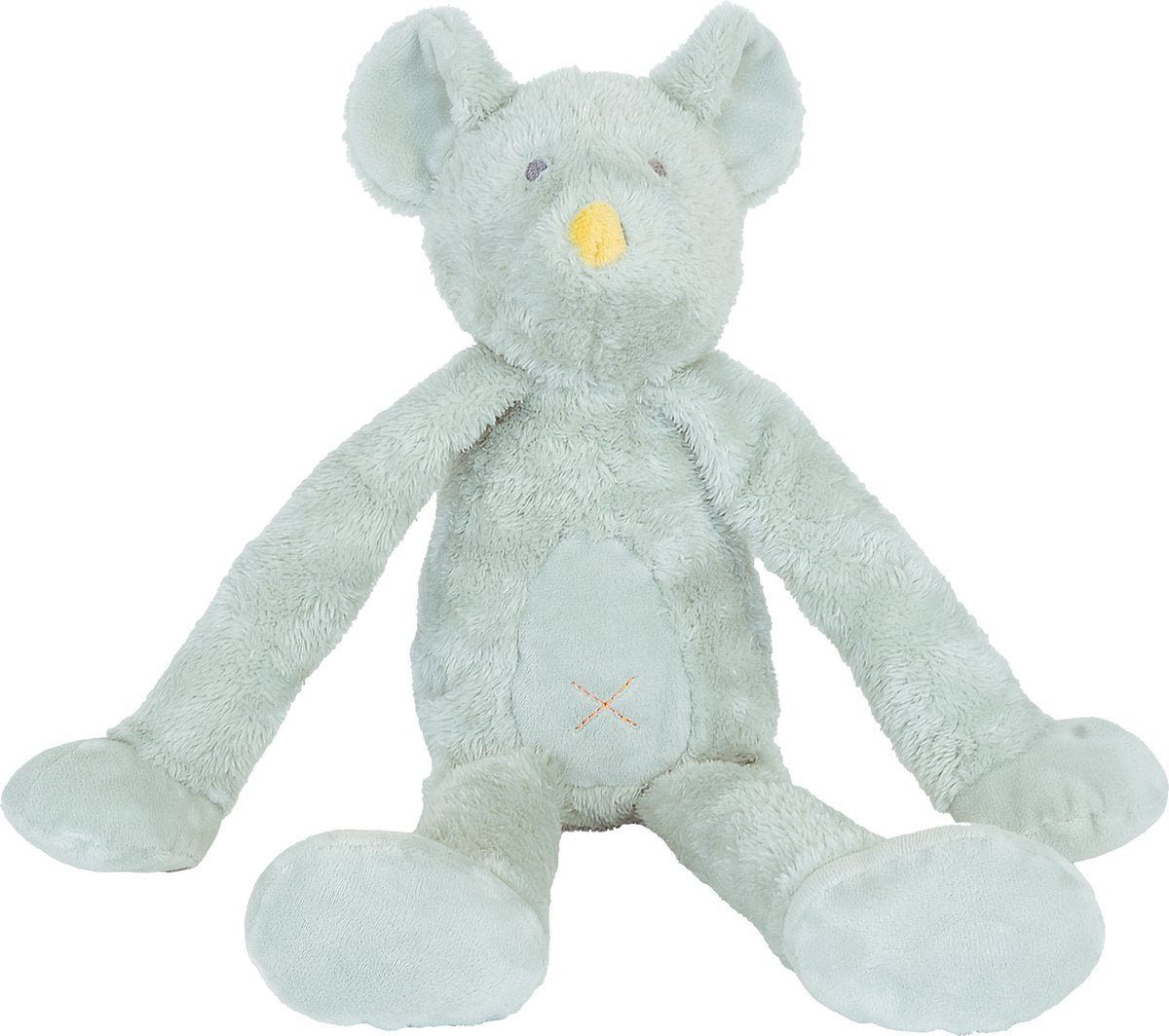 Happy horse muis mylo knuffel 40cm - groen - baby knuffel