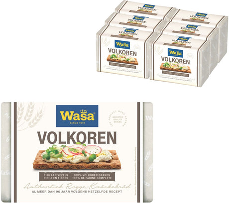 Wasa Vollkorn-Knäckebrot – 6 x 260 g