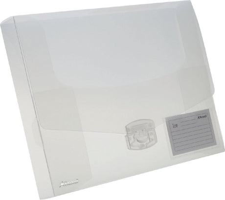 Rexel Elastobox Eis transparente Rückseite von 4 cm