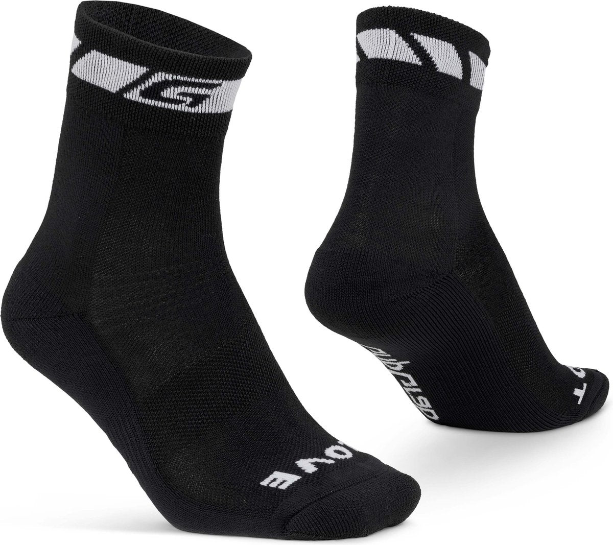 Gripgrab – Frühling Herbst Radsocken Thermo-Übergangssocken – Schwarz – Unisex – Größe S
