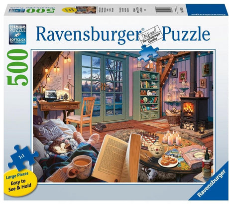 Ravensburger Cozy Retreat Puzzle 500 Teile Urlaub