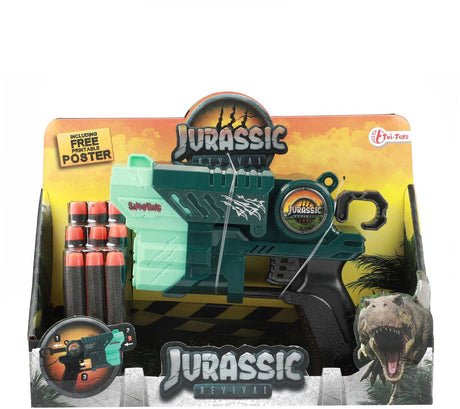 Toi-Toys Jurassic Revival Pistool Dino mit Schaumstoffpfeilen
