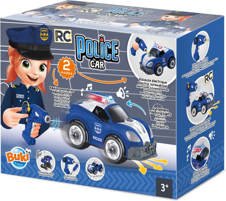Buki France Buki – RC-Polizeiauto – RC-Fahrzeug Junior – ferngesteuertes Polizeiauto