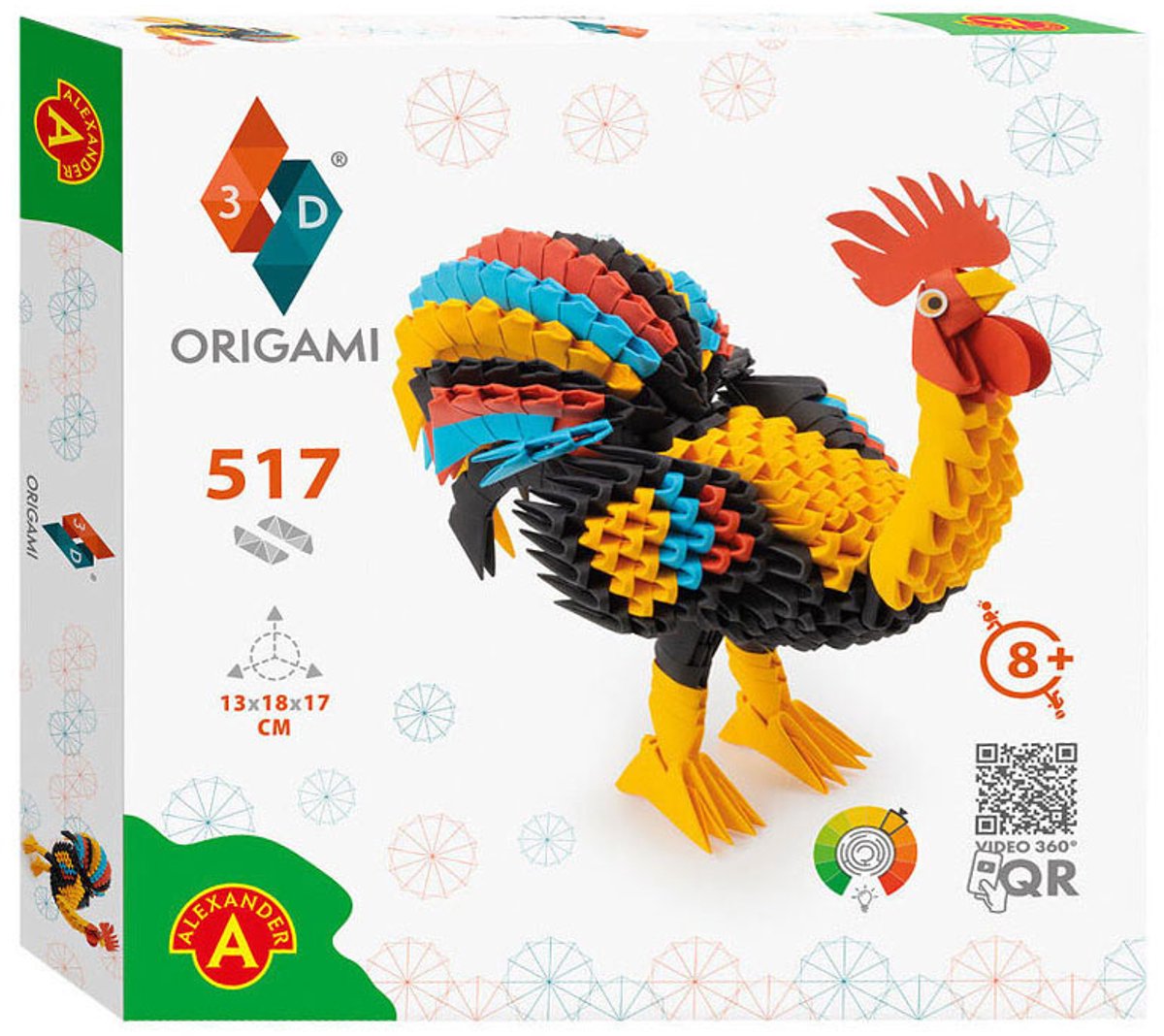 Selecta origami 3d haan, 517dlg
