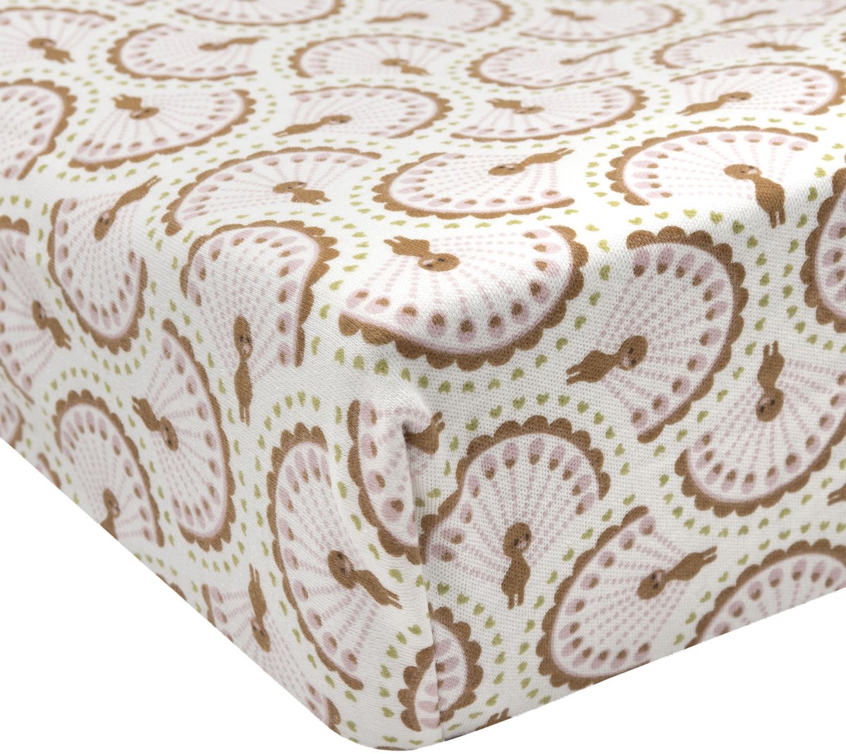 Jollein aankleedkussenhoes jersey 50x70cm soft plumes