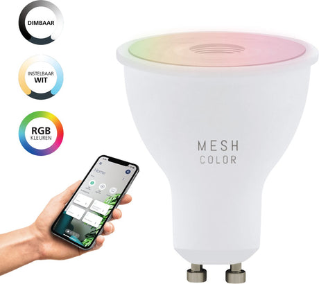Eglo connect.z intelligente LED-Lampe - gu10 - ø 5 cm - einstellbares RGB-Weißlicht - dimmbar - ZigBee