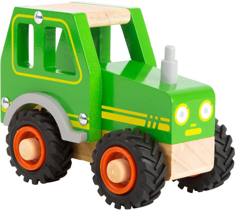 Small Foot - Holztraktor grün