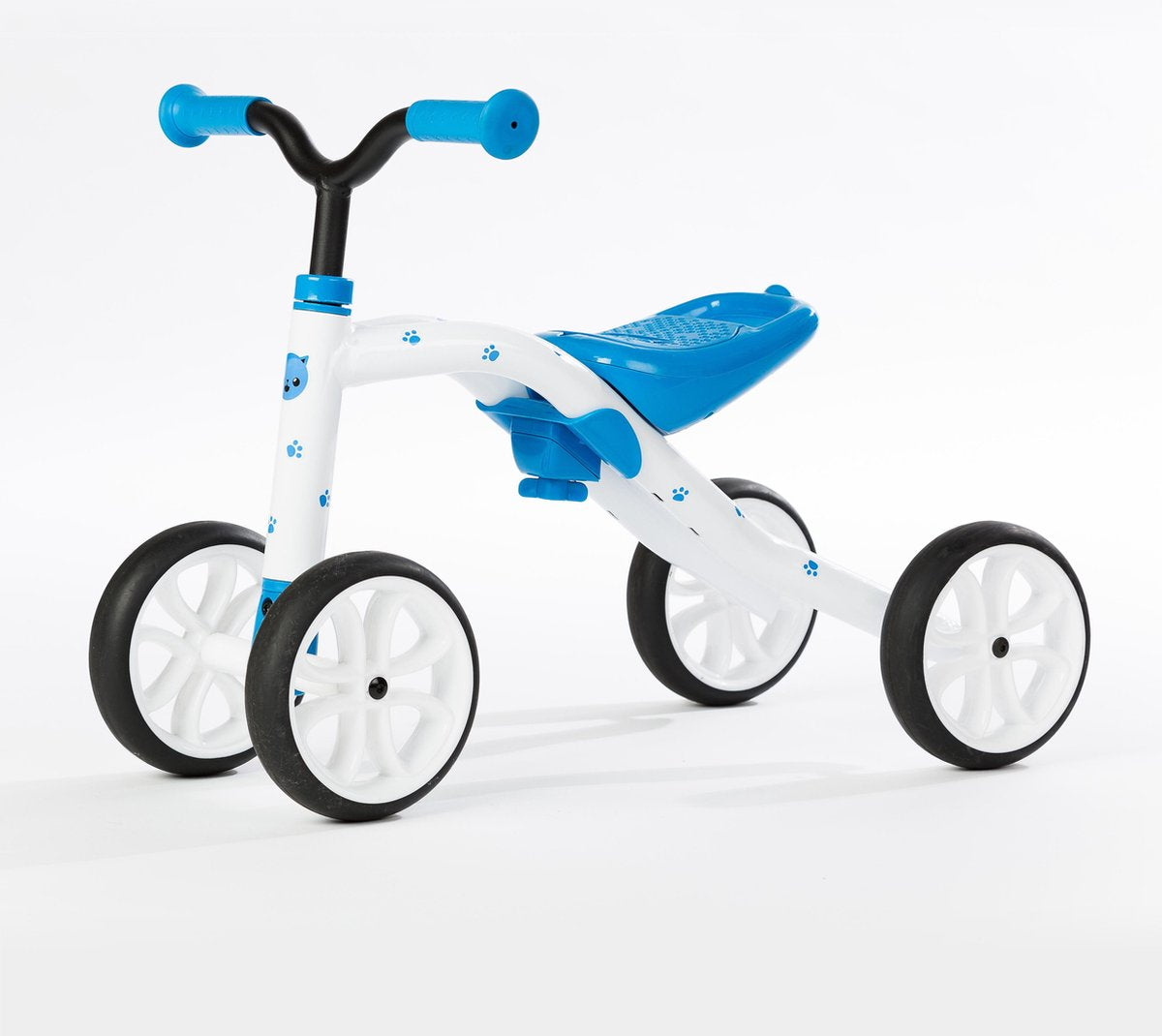 Chillafish Quadie, Kinderfahrzeug-Laufrad, 4-Rad, blau