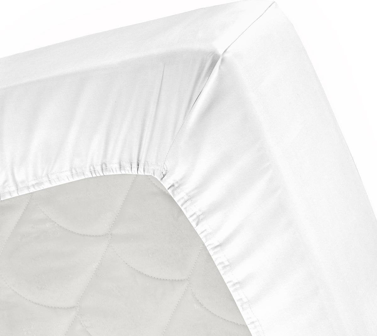 Cinderella - topper hoeslaken - tot 15 cm matrashoogte - 160x200 210 cm - wit