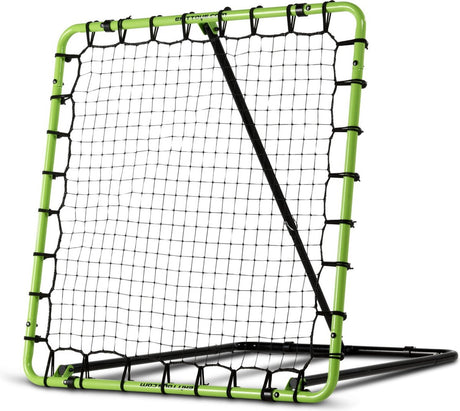Exit toys exit tempo multisport rebounder 120x120cm - tchoukbal - voetbal rebounder - trainingsmateriaal - buiten - groen zwart