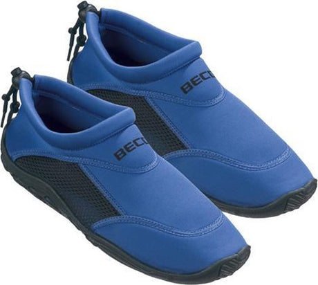 Beco waterschoenen surfschoenen - neopreen - volwassenen - rubber zool - blauw zwart maat 39