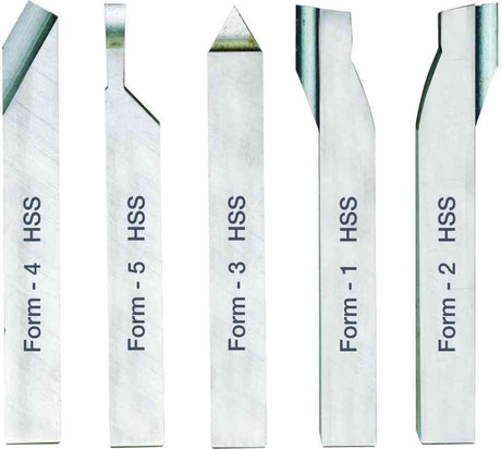 Proxxon - Drechselmeißel-Set HSS 5tlg.8x8x80 mm (PR24530)