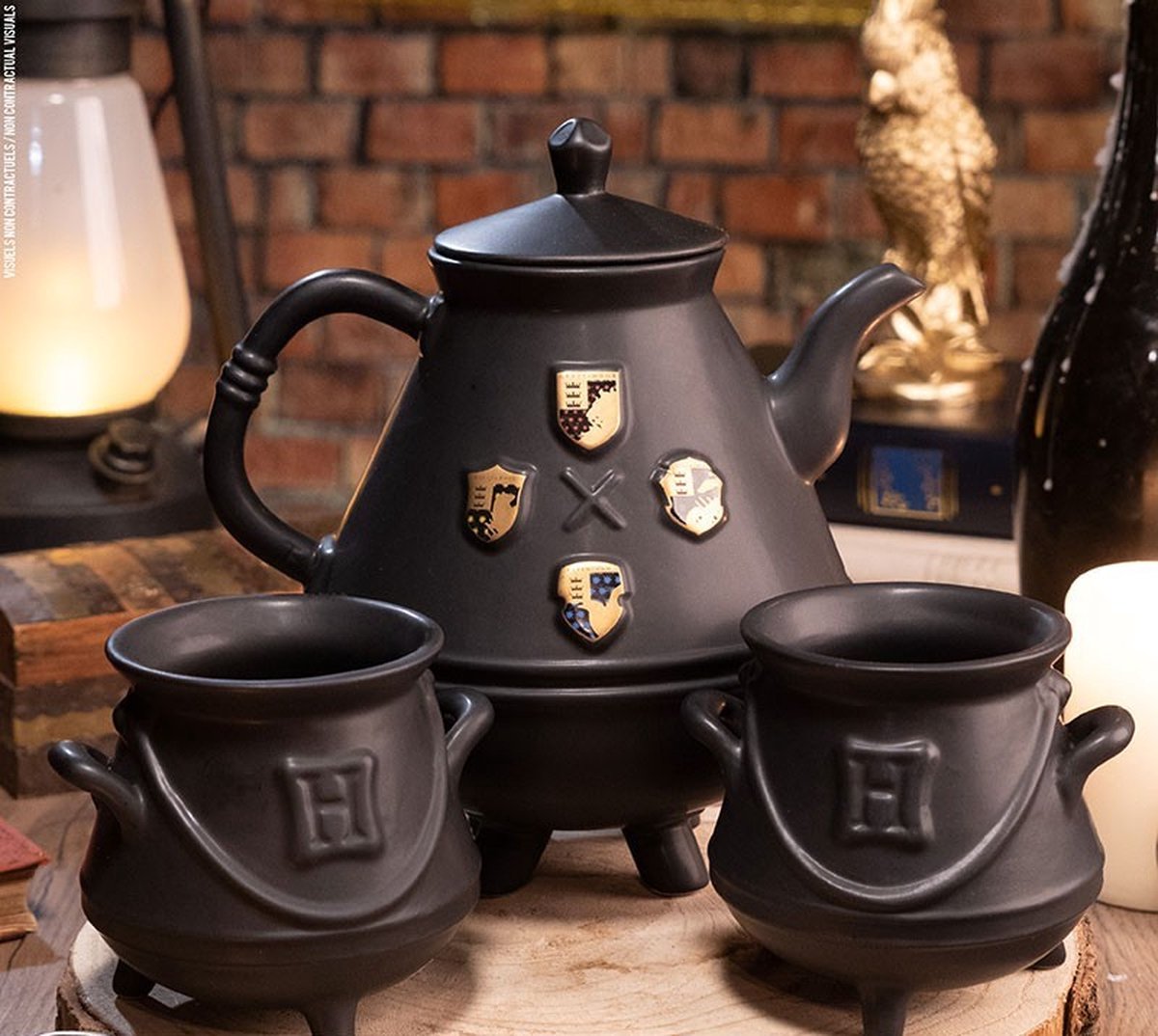 Harry Potter Hogwarts Teekannen-Set mit 2 Wasserkochern