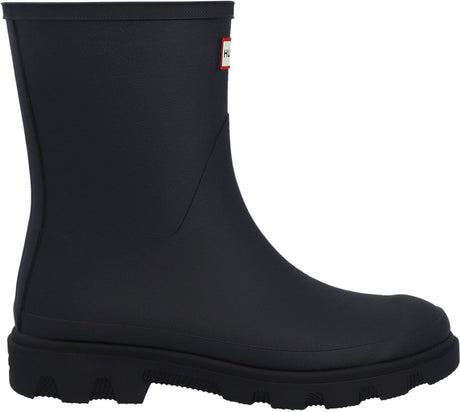 Hunter downpour short insulated boot unisex regenlaarzen - zwart