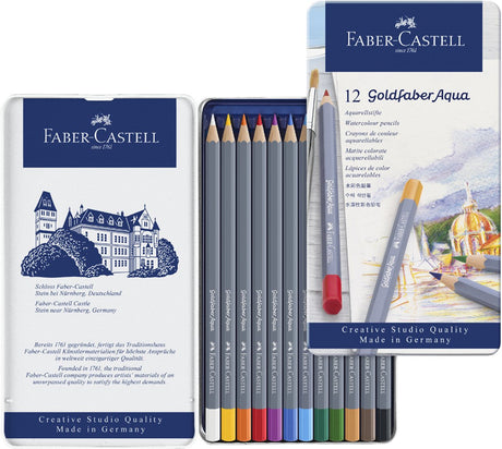 Faber-Castell Aquarellstifte – Goldfaber – Dose 24 Stück – FC-114624