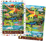 Bananenpanda - Such- und Schaupuzzle Dinosaurier - 60 Teile.