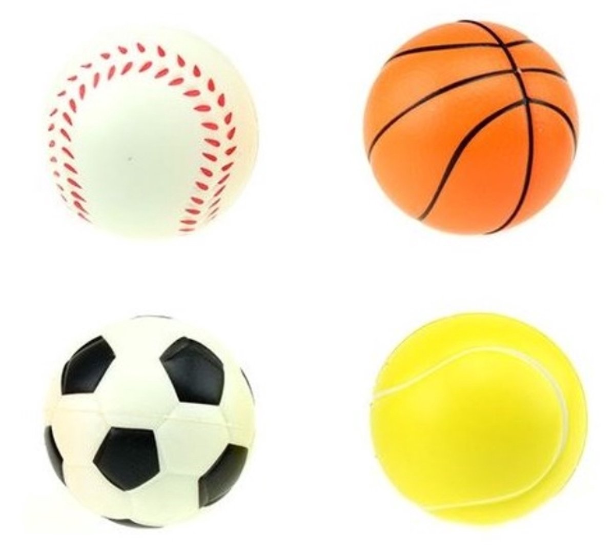 Toi-toys Toi Toys Sport-Squeezies ø7cm 12 Stück