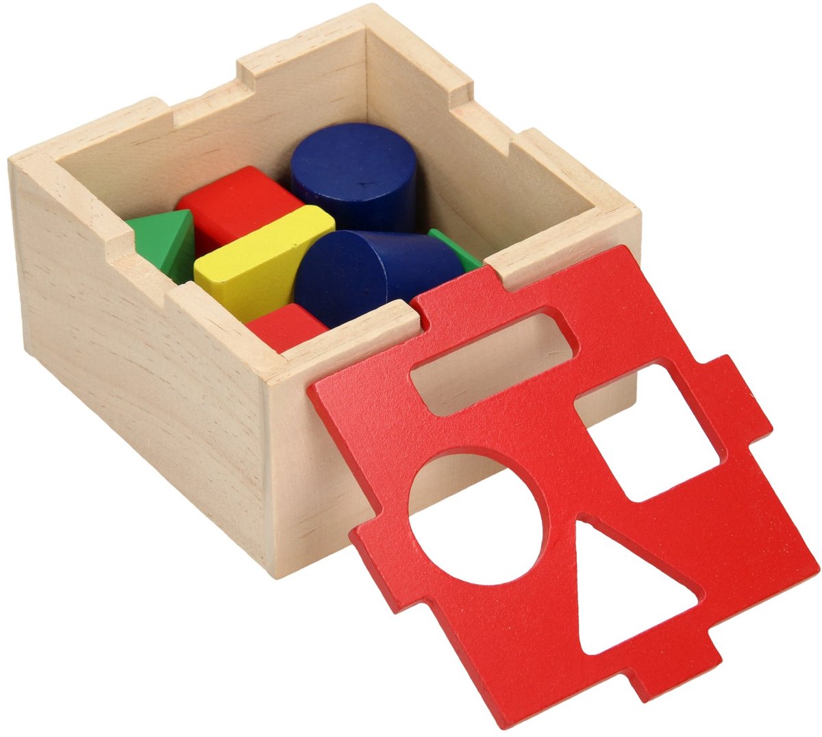 Playwood houten vormenstoof met deksel