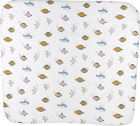 Meyco Baby Sea Wickelauflagenbezug – mehrfarbig – 85 x 75 cm
