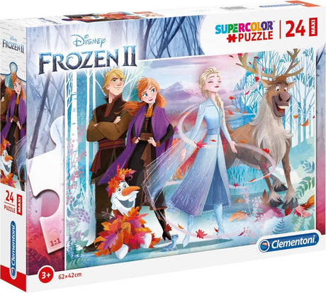 Clementoni Jigsaw Puzzle Super Color Maxi Frozen II, 24st.