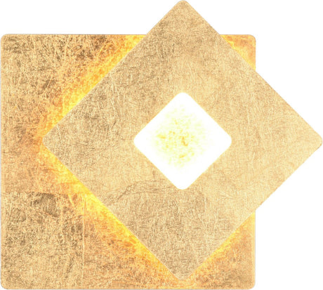 Trioleano - Wandleuchte - Gold - inkl. 1x smd 6w - indirekte Beleuchtung - drehbar