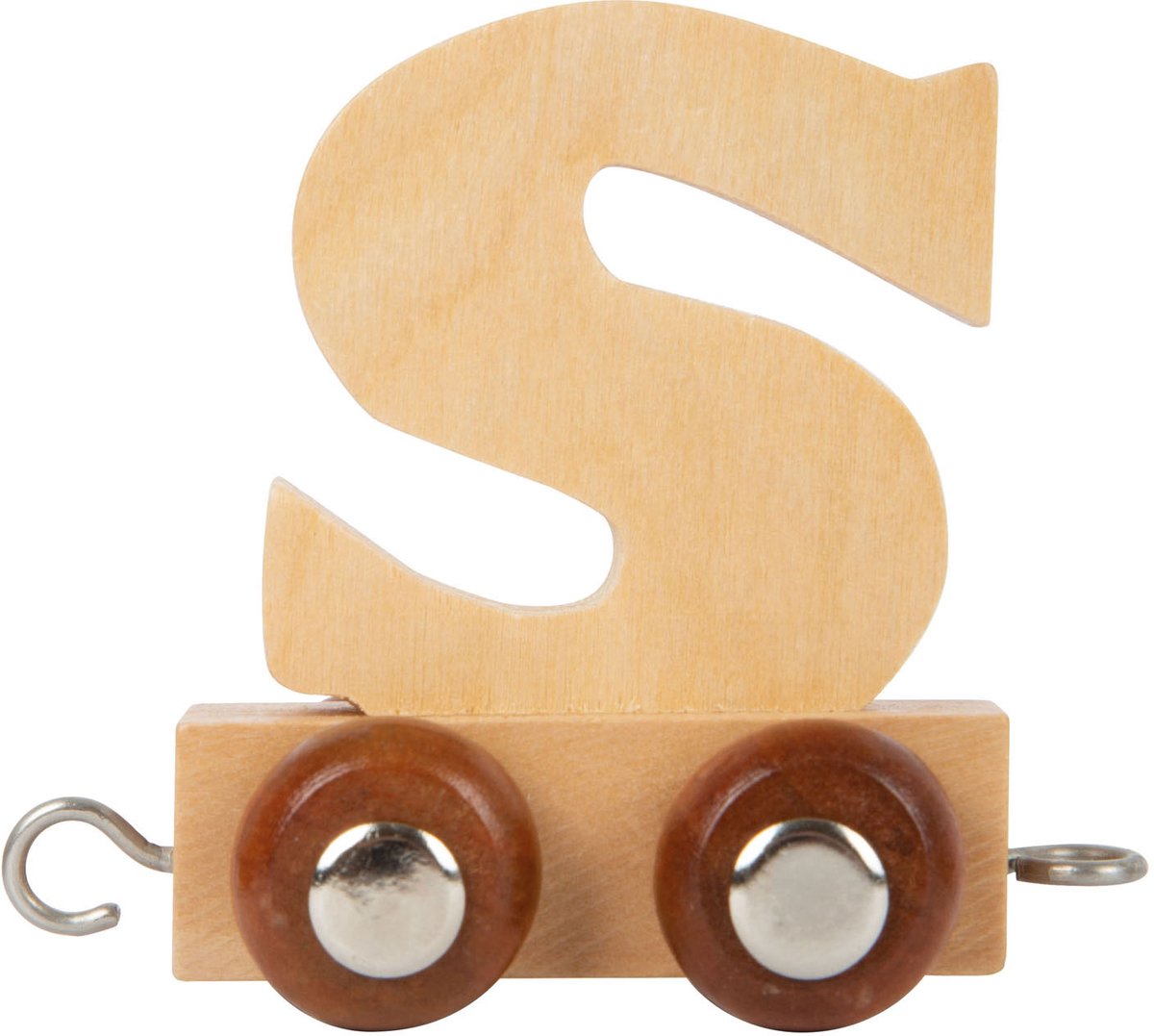 Small Foot - Buchstabenzug aus Holz - S - 12 Stück