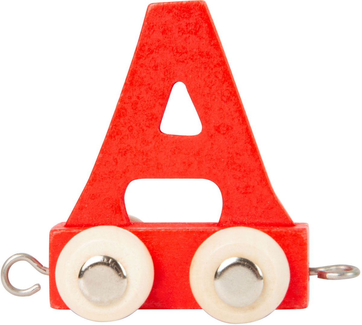 Small Foot - Buchstabenzug aus Holz rot - a - 12 Stück