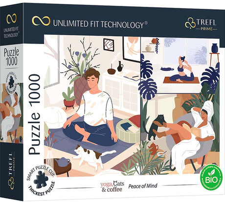 Trefl Puzzle Peace of Mind 1000 Teile aus nachhaltigem FSC-Karton.
