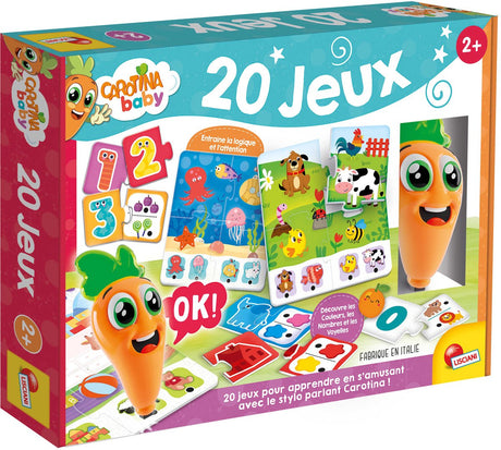 Lisciani carotina baby penna parlante 20 giochi educativi ed. französisch