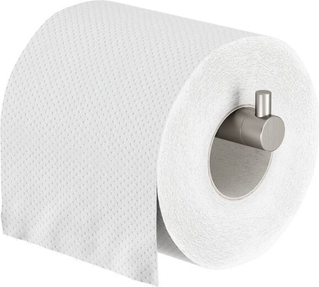Tiger Boston - Ersatzrollenhalter - Toilettenpapierhalter - Toilettenpapierhalter - ohne Bohren - Wandmontage - Bohren oder Kleben - Edelstahl gebürstet