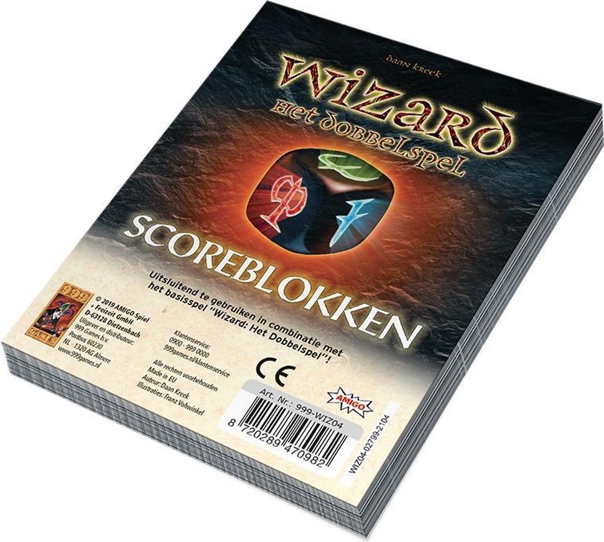 999games 999 Games Punkteblöcke Zauberer Würfelspiel, 3-tlg.