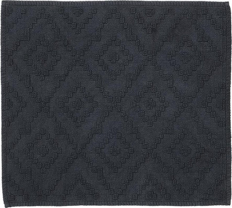 Sealskin - aztec badmat 60x60 cm - katoen - donkergrijs