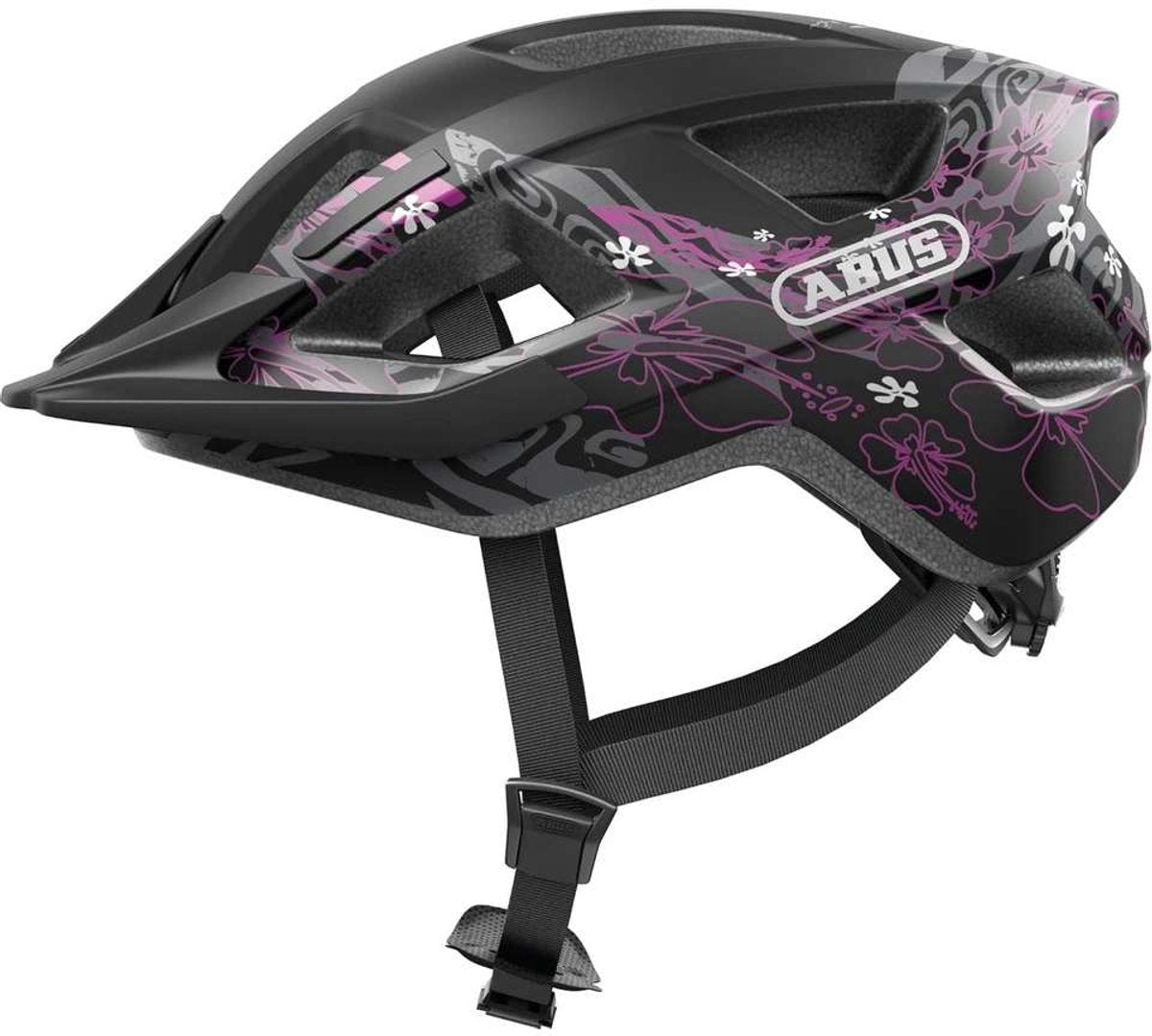 Abus Helm Aduro 3.0 LED Maori Blackberry M 52-58cm