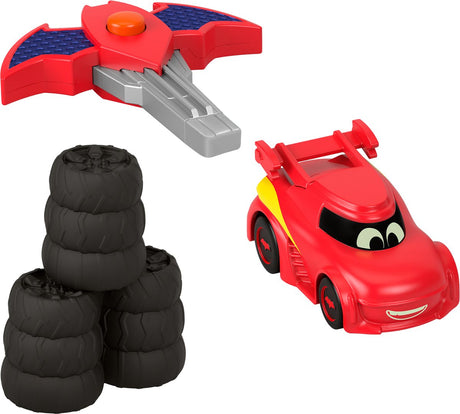 Fisher-Price Batwheels Key Car Racer Redbird, Auto, 3 Jahre, Kunststoff, Schwarz, Rot