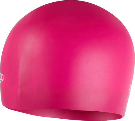 Badekappe aus schlicht geformtem Silikon von Speedo – rosa