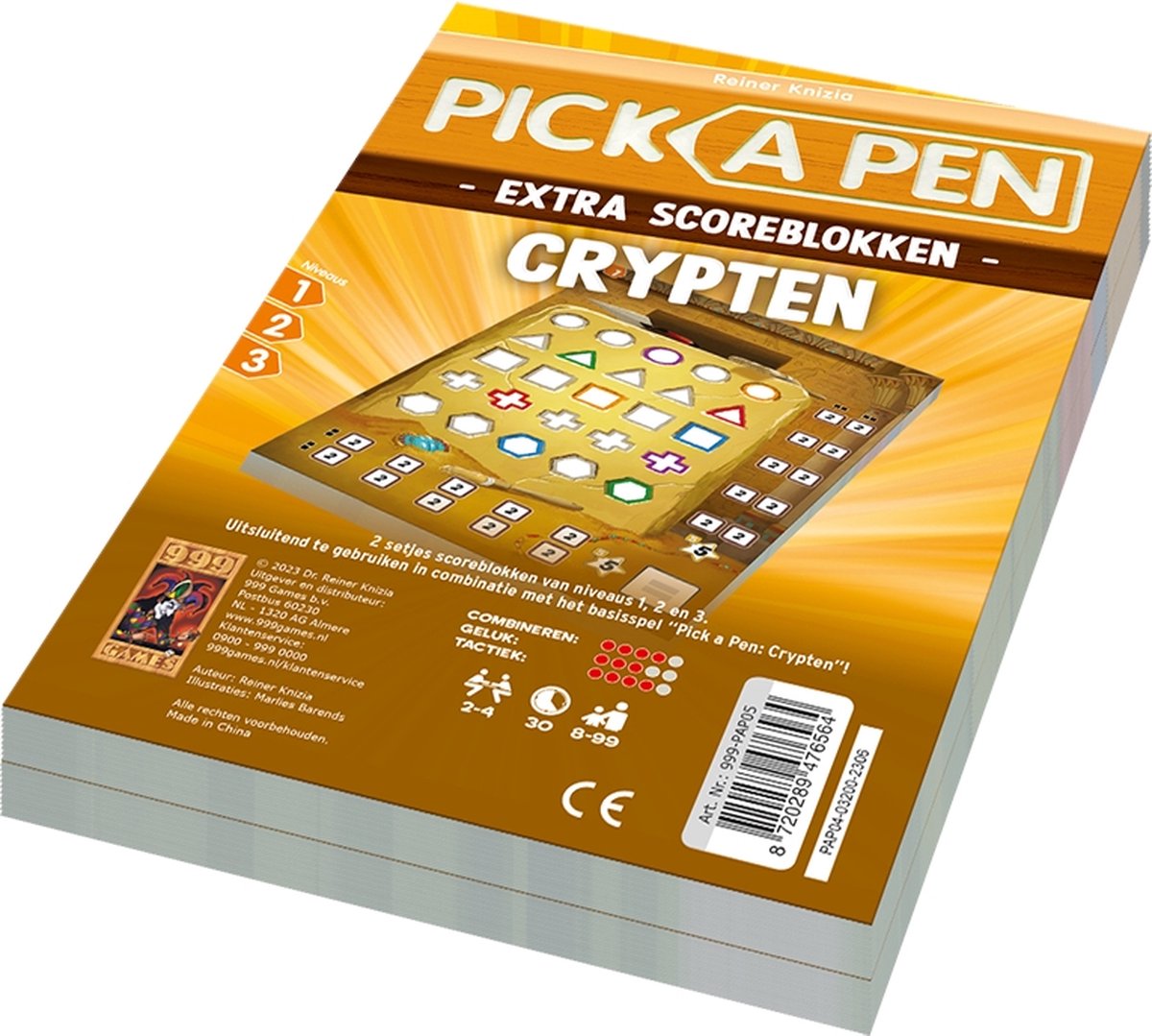 999Games 999 Games Pick a Pen Crypts Punkteblöcke, 2 Stk.