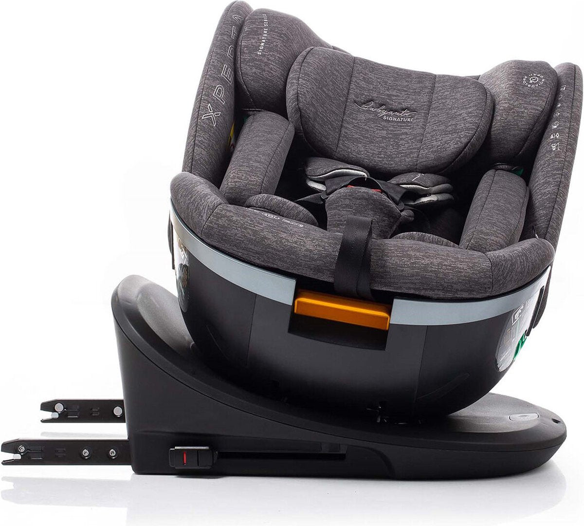 Babyauto Xperta i-Size Autositz – 360° mit Isofix – 40 bis 150 cm – 0 bis 36 kg – bis 12 Jahre – Farbe Grau