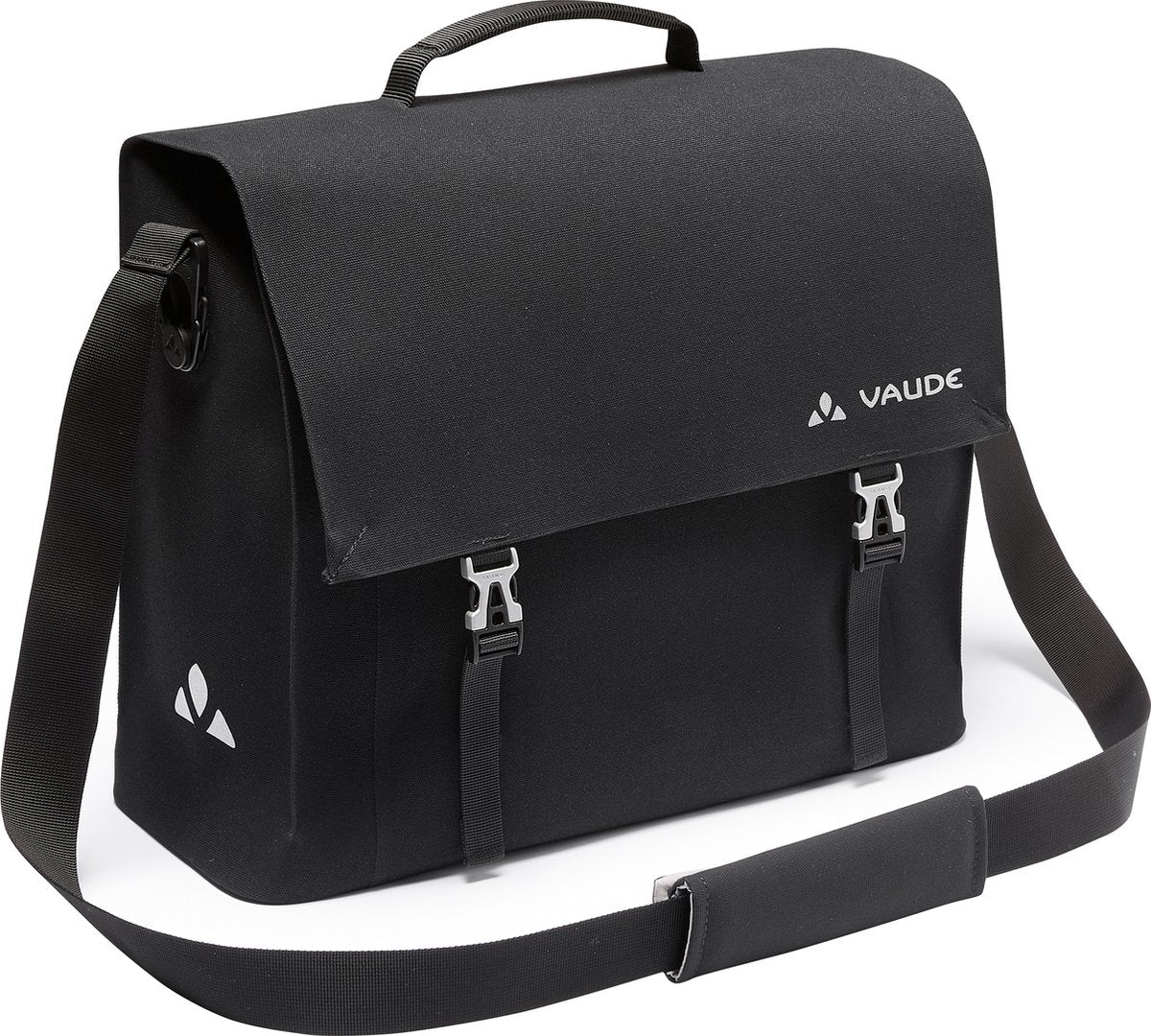 Vaude Fahrradtasche Umhängetasche mit Laptopfach Bayreuth IV Fahrradtasche schwarz schwarz