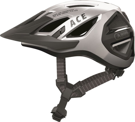 Abus Helm Urban-I 3.0 Ace Glei Silver L 56-61 cm