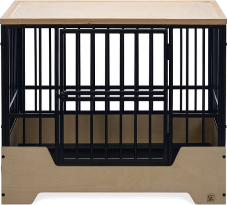 Designed by lotte bench hondenbench meubel quirine - hondenmand - met lade - metaal hout - l - 92x62x76 cm