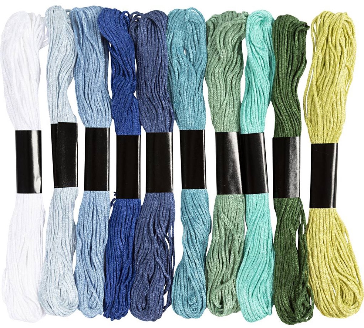Creativ Company Stickgarn Blau-Grün-Harmonie