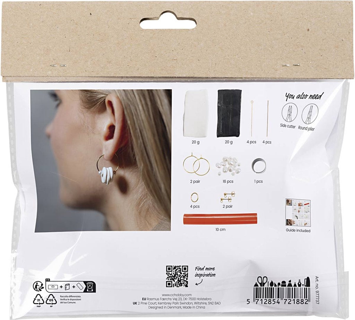 Kreativunternehmen https: www.cchobby.nl mini-hobbyset-jewelry-earrings-black-white-1-box
