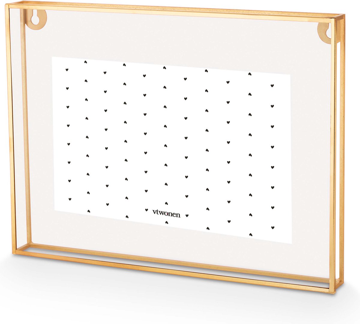 Vtwonen - basic - fotolijst - goud - metaal - 34x25x3,5cm