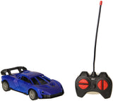RC-Rennwagen blau schwarz steuerbares Auto