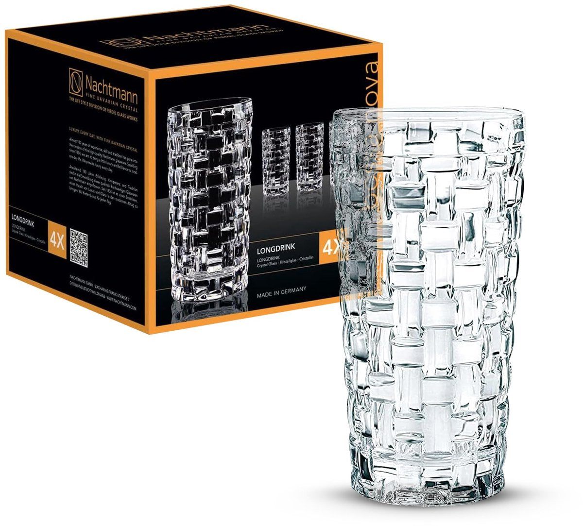 Nachtmann - Longdrinkglas 'Bossa Nova' - 395 ml - Set à 4 Stück