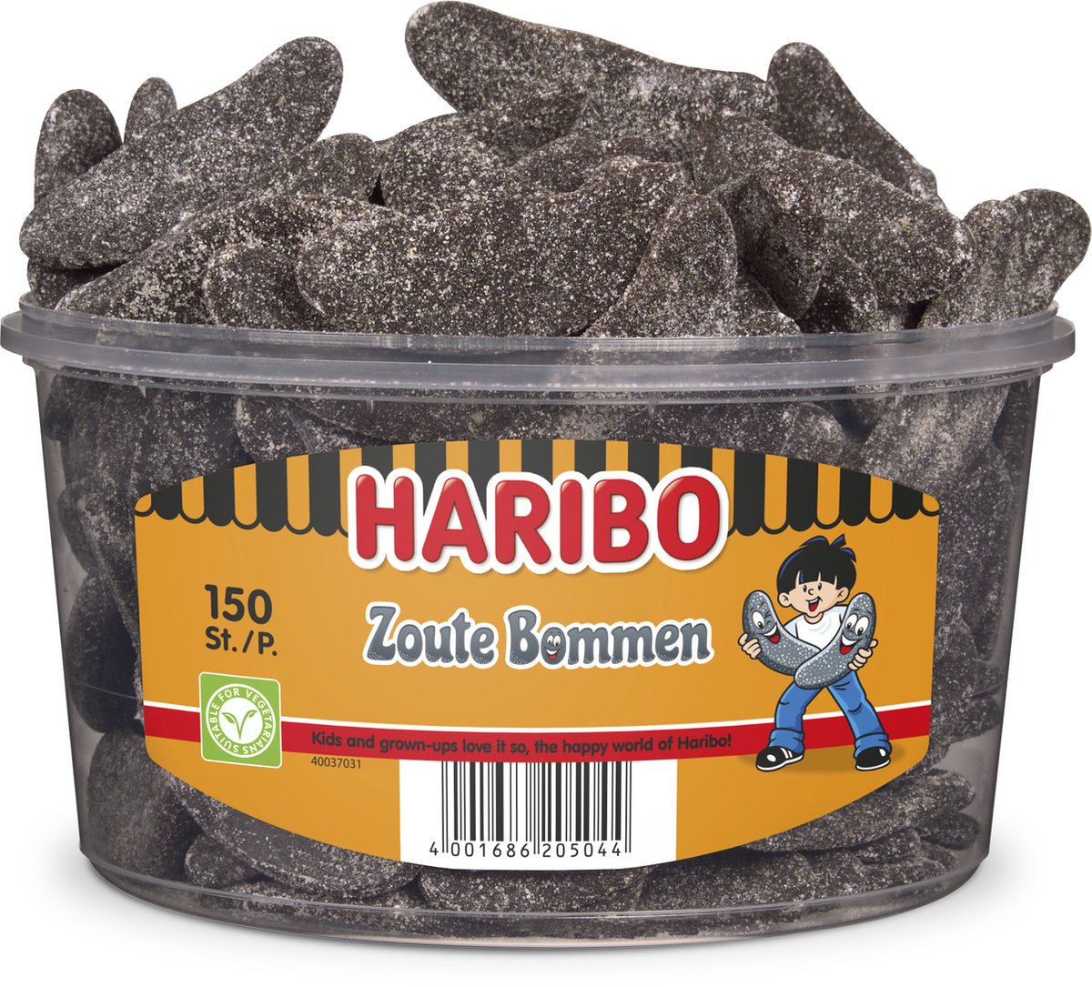 Haribo Lakritz-Salzbomben (150 Stück)