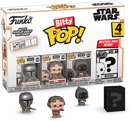 Funko-Pop! bitty – Star Wars 4er-Pack: Mandalorianer
