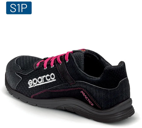Sparco Sicherheitsschuhe üben schwarz rosa