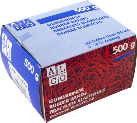 Alco Gummibänder 200x6mm 500 Gramm im Karton natur. al-757 2n