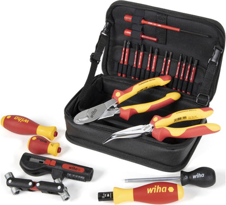 Wiha Wallbox-Installation 45289 Elektriker-Werkzeugset inkl. Tasche